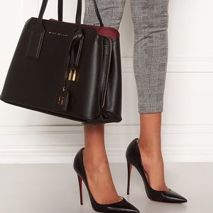 Marc Jacobs Editor Black Leather (Red interior Bag